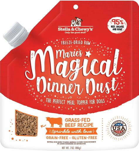 Enhance flavor and nutrition with Magic Dust dog food enhancer